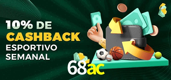 10% de bônus de cashback na 68ac